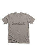Cat Outline Tee- Sport Grey