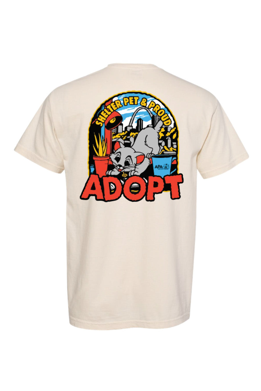 Natural Shelter Pet and Proud Cat Tee
